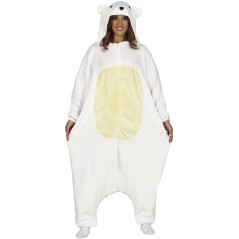 Disfraz oso polar talla L mujer pijama