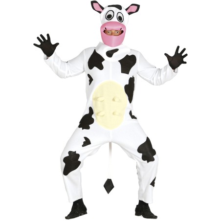 Disfraz vaca graciosa adulto talla estandar