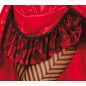 Disfraz burlesque can can rojo tallas mujer