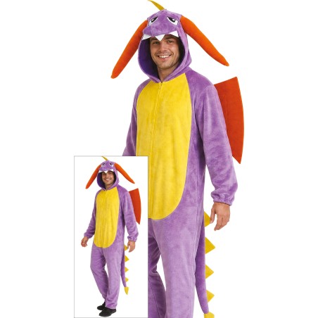 Disfraz dragon pijama talla estandar adulto unisex-Tus disfraces baratos online
