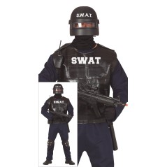 Disfraz policia SWAT para hombre talla L Tus disfraces baratos