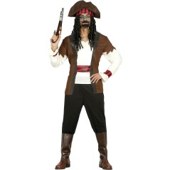 Disfraz pirata de los siete mares hombre adulto