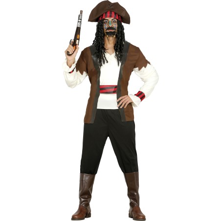 Disfraz pirata de los siete mares hombre adulto