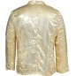 Americana lentejuelas oro para hombre talla l
