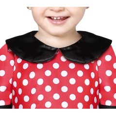 Disfraz ratoncita roja lunares 2-3 años para bebe -Tus Disfraces