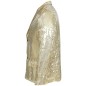 Americana lentejuelas oro para hombre talla l