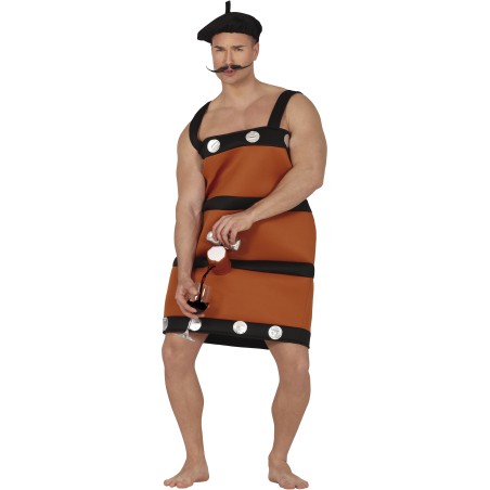 Disfraz Barril con pitorro gracioso talla L 52-54