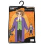 Disfraz payaso loco similar al joker para niño
