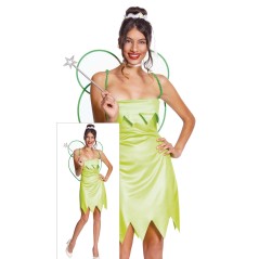 Disfraz hada verde mujer campanilla talla L Tus disfraces baratos