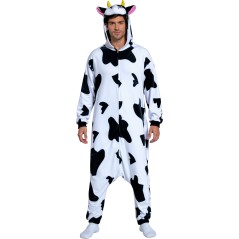 Disfraz vaca pijama adulto tallas