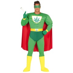 DISFRAZ SUPER MARIHUANA MAN PARA HOMBRE TALLA M 48-50