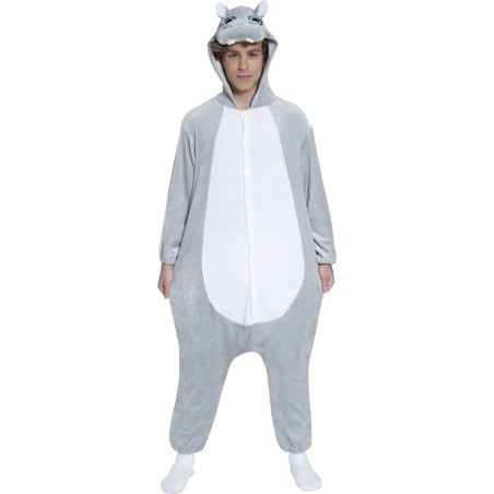 Disfraz pijama hipopotamo para hombre