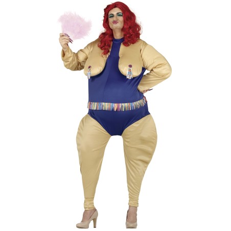 Disfraz drag Queen estriper adulto