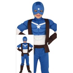 Disfraz capitan super heroe invierno para niño. Tus disfraces baratos