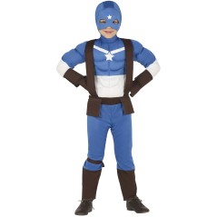 Disfraz capitan super heroe invierno para niño tallas