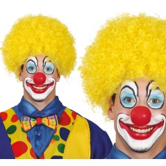 Peluca payaso amarilla rizos barata-Tus disfraces baratos