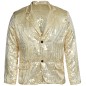 Americana lentejuelas oro para hombre talla m
