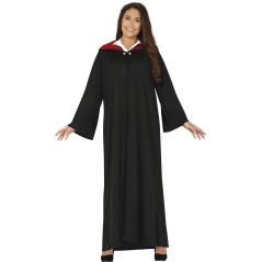 Disfraz mago tunica negra para mujer talla L 42-44