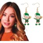 Pendientes navideños elfo