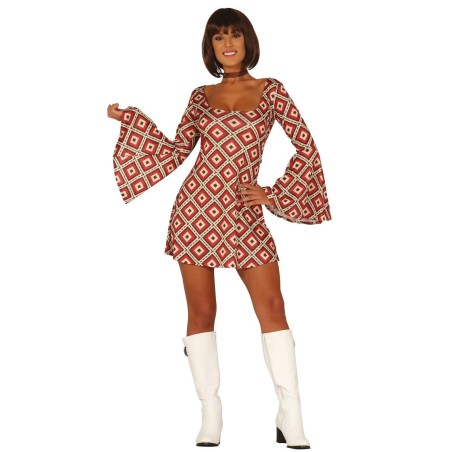 Disfraz disco dancer mujer años 70 disco vestido-Tus disfraces baratos