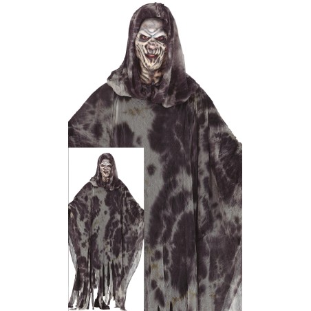 Capa fantasma gris talla L adulto-Tus Disfraces