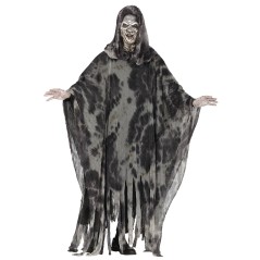 Capa fantasma gris talla L adulto
