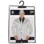 Americana lentejuelas plata para hombre talla l