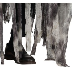 Capa fantasma gris talla L adulto-Tus Disfraces