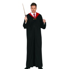 Disfraz mago tunica negra para hombre talla L 52-54 Harry Potter