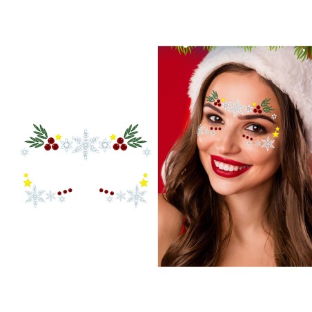 Joyas faciales navidad adhesivas-Tus disfraces