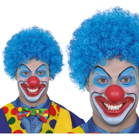 Peluca payaso azul rizos-Tus disfraces baratos