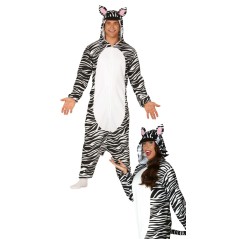 Disfraz pijama Cebra adulto unisex-Tus disfraces baratos online