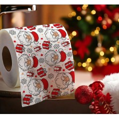 Papel higienico navideño santa 30 metros-Tus disfraces