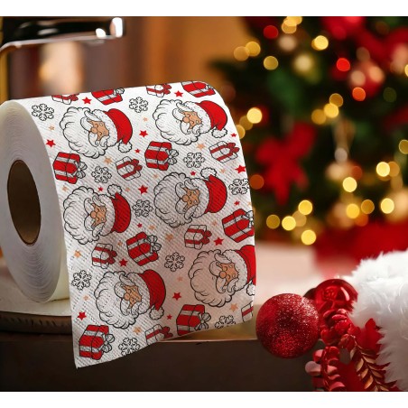 Papel higienico navideño santa 30 metros-Tus disfraces