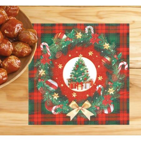 Servilletas arbol de navidad 20 uds 33 cm-Tus disfraces