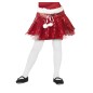Tutu rojo lentejuelas 30 cm infantil
