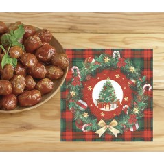 Servilletas arbol de navidad 20 uds 33 cm