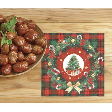 Servilletas arbol de navidad 20 uds 33 cm