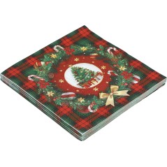 Servilletas arbol de navidad 20 uds 33 cm-Tus disfraces