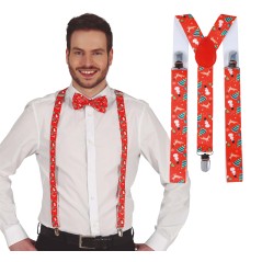 Tirantes rojos para navidad adulto-Tus disfraces