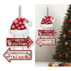 Letrero Navideño 36x24 cm-Tus disfraces