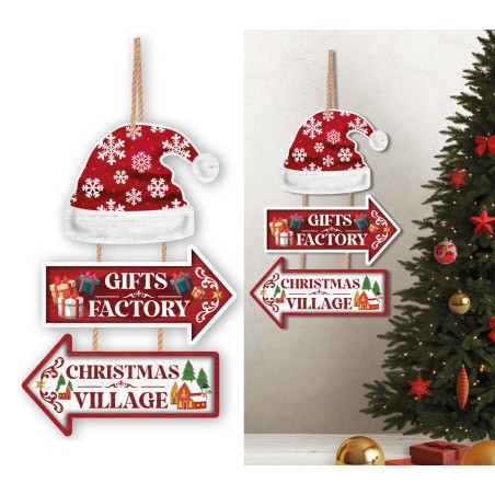 Letrero Navideño 36x24 cm-Tus disfraces
