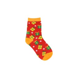 Calcetines navideños rojos adulto tallas