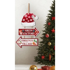 Letrero Navideño 36x24 cm