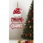 Letrero Navideño 36x24 cm