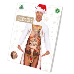 Delantal gracioso navidad desnudo