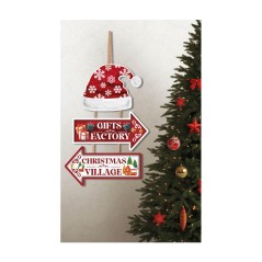 Letrero Navideño 36x24 cm-Tus disfraces