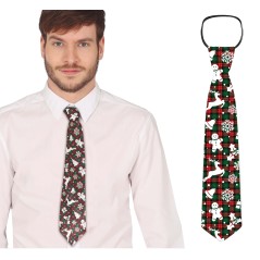 Corbata navideña cuadros 45 cm-Tus disfraces