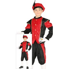 Disfraz paje de rey rojo para niño tallas-El Informal Disfraces