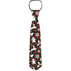 Corbata navideña cuadros 45 cm-Tus disfraces